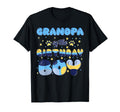 Grandpa Bday Blue Dog Theme Party T-Shirt - Custom Art Print for Adults - T-Shirt, Sweatshirt, Hoodie