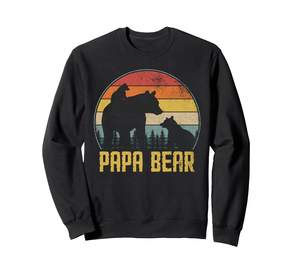 Papa Bear Funny Grandpa Proud Sweatshirt - Custom Art Print Unisex - T-Shirt, Sweatshirt, Hoodie