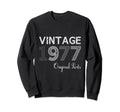 Year 1977 Gift Birthday Mom Dad Sweatshirt - Minimalist Print Unisex - T-Shirt, Sweatshirt, Hoodie