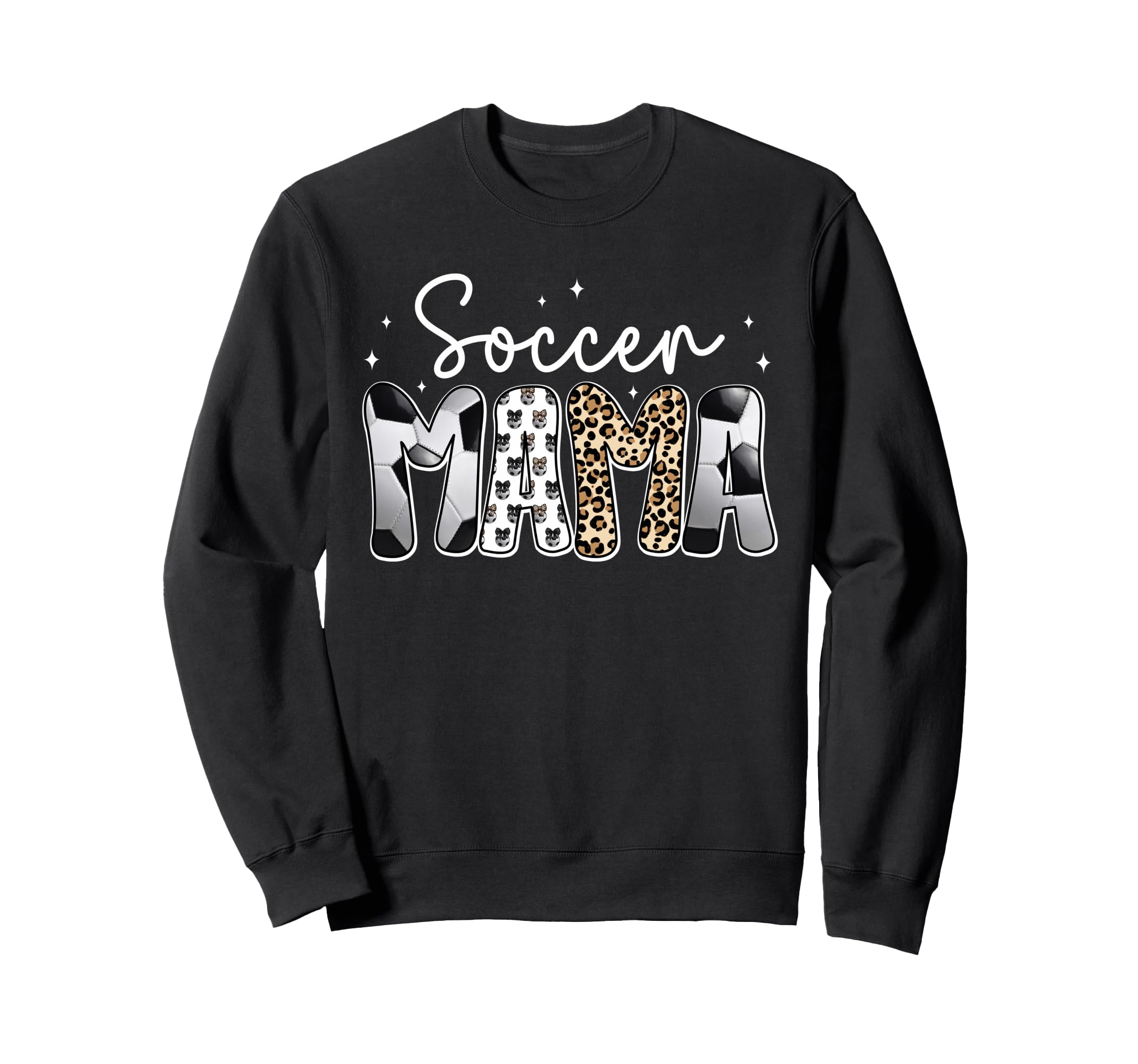 Soccer Mama Game Day Funny Soccer Sweatshirt - Graphic Print for Adults - T-Shirt, Sweatshirt, Hoodie