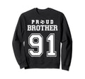 Number 91 Custom Proud Soccer Sweatshirt - Streetwear Style Men Women - T-Shirt, Sweatshirt, Hoodie