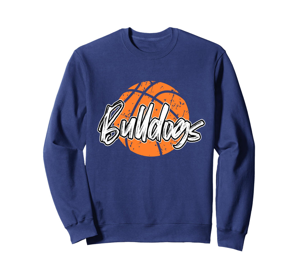 Bulldogs Basketball School Sports Sweatshirt - Custom Art Print for Adults - T-Shirt, Sweatshirt, Hoodie