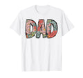 Dad Colorful Flowers Groovy Daisy Flower T-Shirt - Unique Graphic Men Women - T-Shirt, Sweatshirt, Hoodie