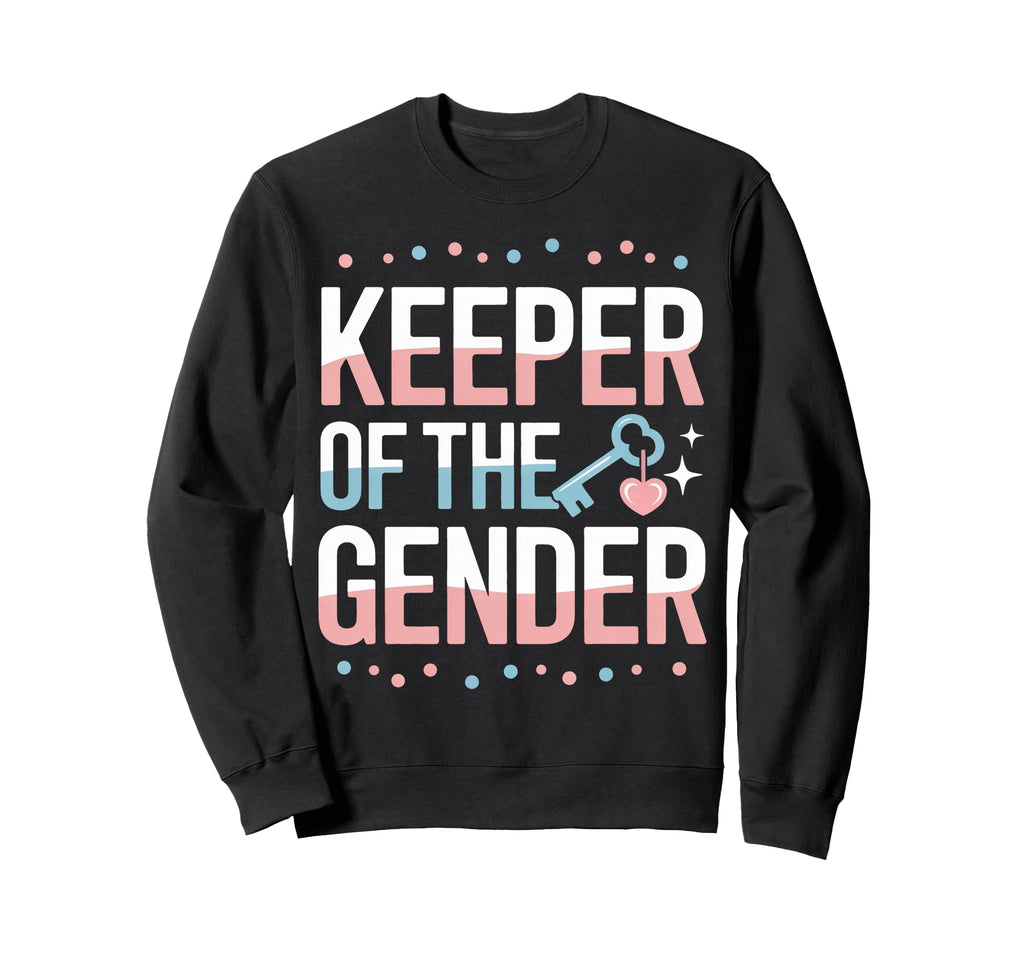Gender Reveal Keeper Gender Family Sweatshirt - Minimalist Print Unisex - T-Shirt, Sweatshirt, Hoodie