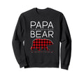 Papa Bear Pajamas Matching Family Sweatshirt - Aesthetic Graphic Men Women - T-Shirt, Sweatshirt, Hoodie