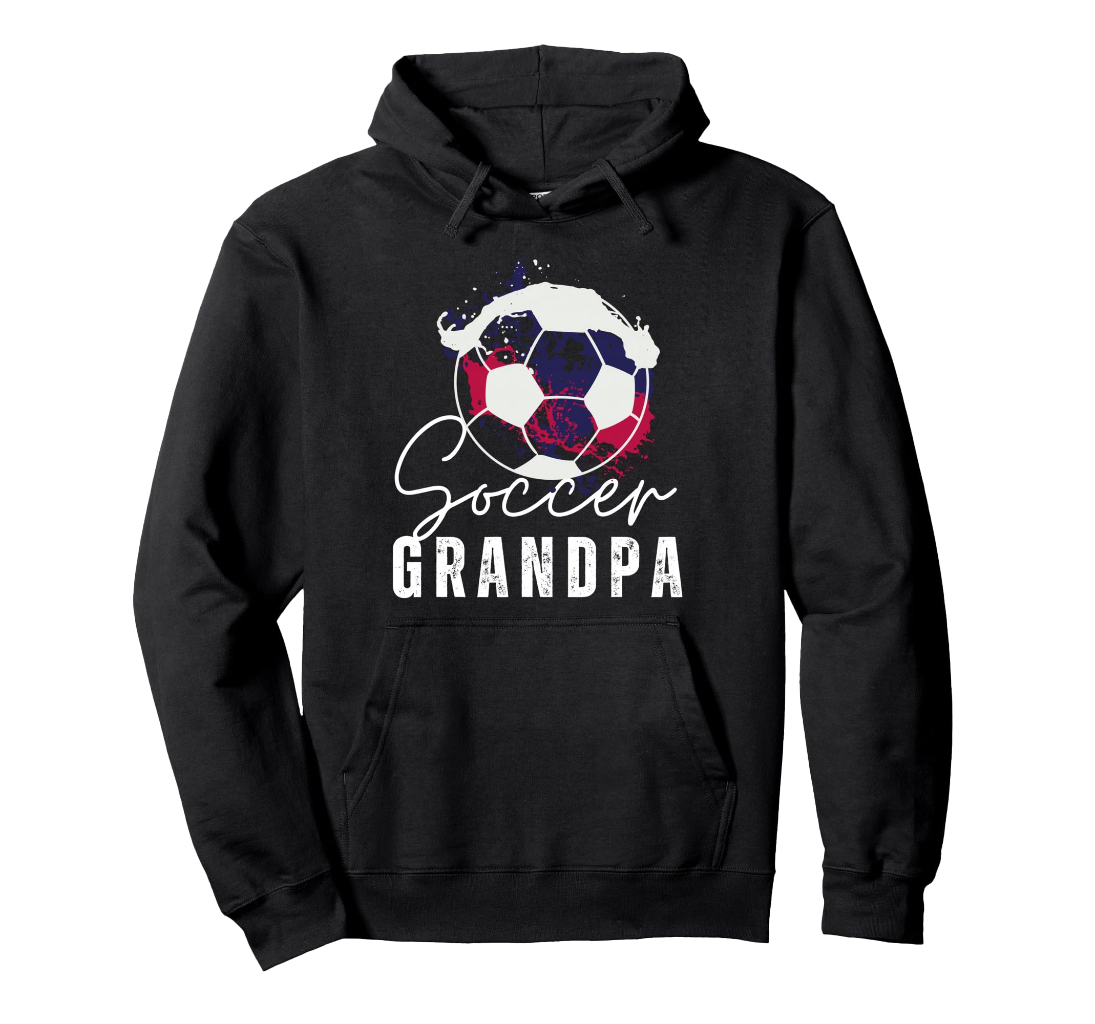 Funny Grandpa Proud Soccer Lover Papa Hoodie - Trendy Graphic for Adults - T-Shirt, Sweatshirt, Hoodie