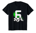 6Th Birthday Soccer Player Football 6 T-Shirt - Fun Novelty Design Unisex - T-Shirt, Sweatshirt, Hoodie