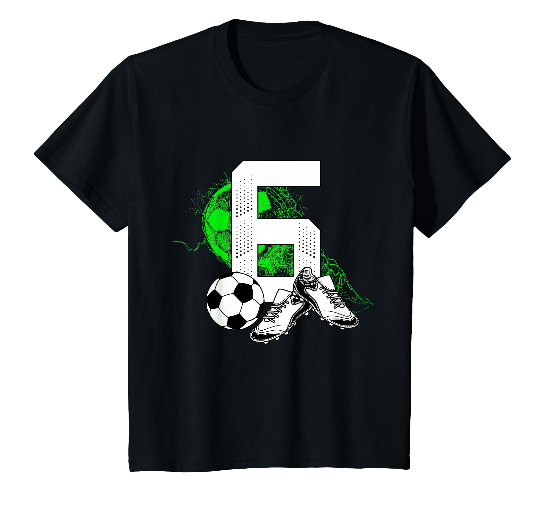 6Th Birthday Soccer Player Football 6 T-Shirt - Fun Novelty Design Unisex - T-Shirt, Sweatshirt, Hoodie