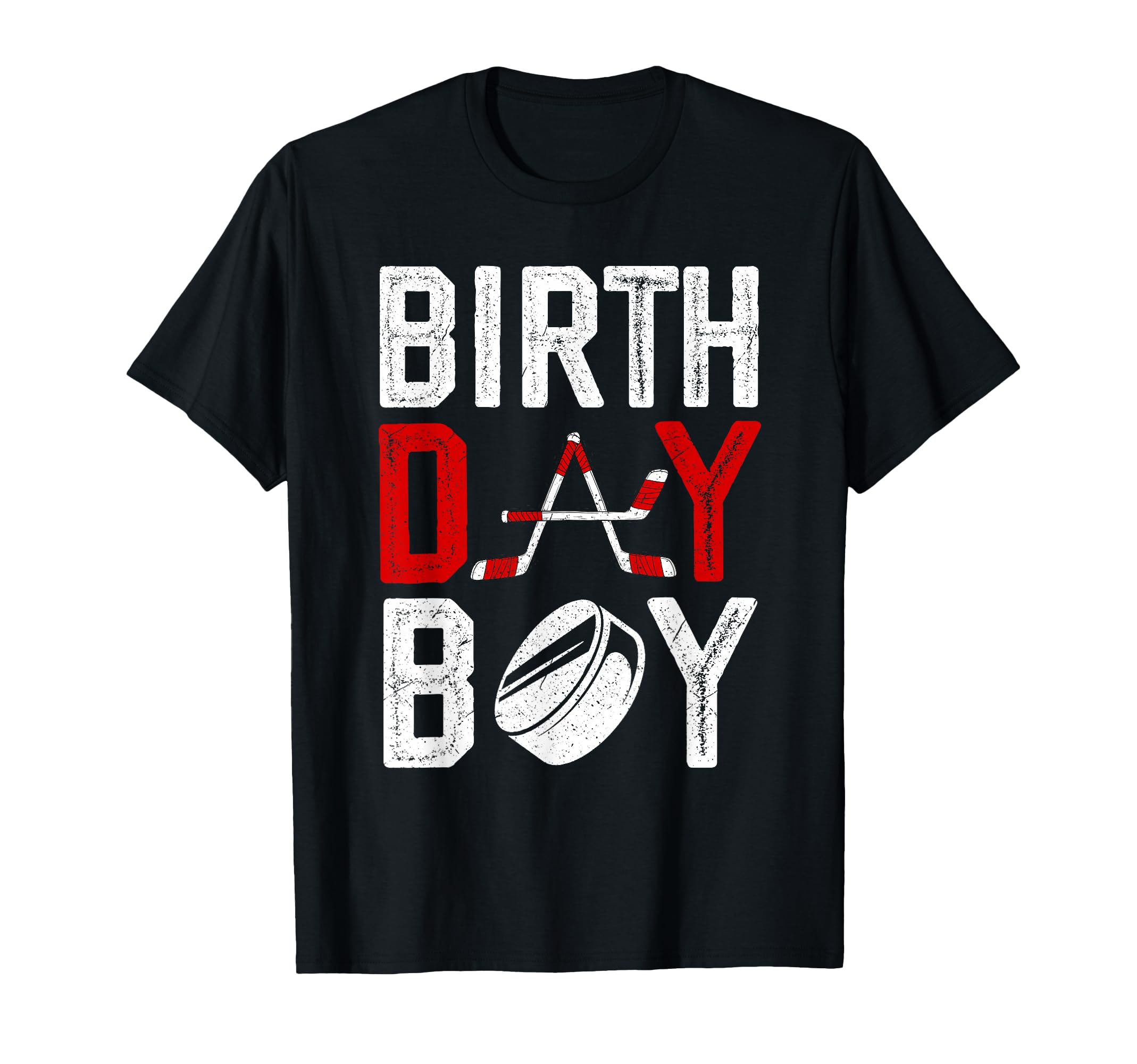 Birthday Party Decorations Hockey T-Shirt - Aesthetic Graphic for Adults - T-Shirt, Sweatshirt, Hoodie