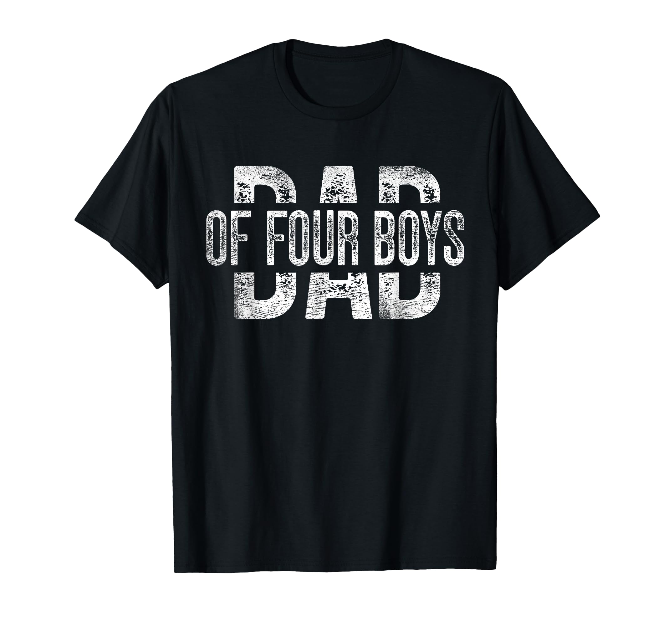 Dad Four Gifts Daddy 4 Sons Fathers Day T-Shirt - Custom Art Print Unisex - T-Shirt, Sweatshirt, Hoodie