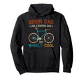 Im Biker Dad Fathers Day Wheely Hoodie - Casual Everyday Wear Unisex - T-Shirt, Sweatshirt, Hoodie