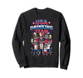 Usa Drinking Team Raccoon Soccer Sweatshirt - Fun Novelty Design Men Women - T-Shirt, Sweatshirt, Hoodie