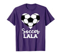 Soccer Lala Funny Soccer Heart T-Shirt - Custom Art Print Men Women - T-Shirt, Sweatshirt, Hoodie