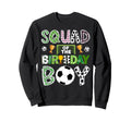 Squad Birthday Soccer Player Game Day Sweatshirt - Minimalist Print Unisex - T-Shirt, Sweatshirt, Hoodie
