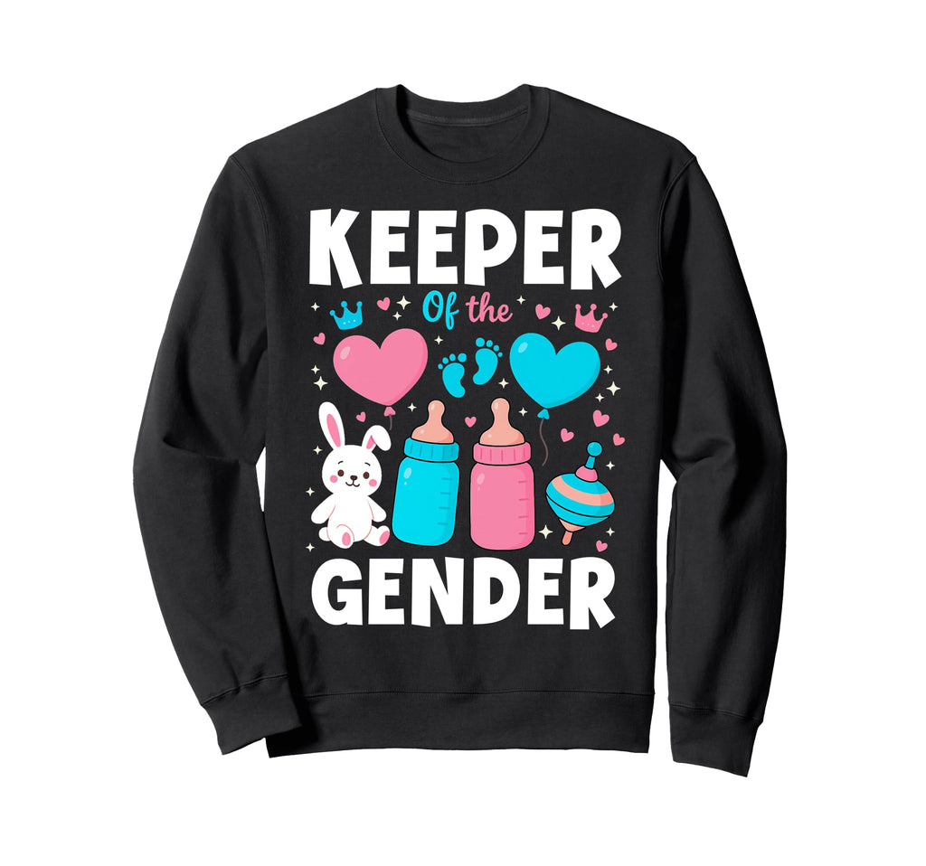 Keeper Gender Funny Gender Reveal Sweatshirt - Trendy Graphic for Adults - T-Shirt, Sweatshirt, Hoodie