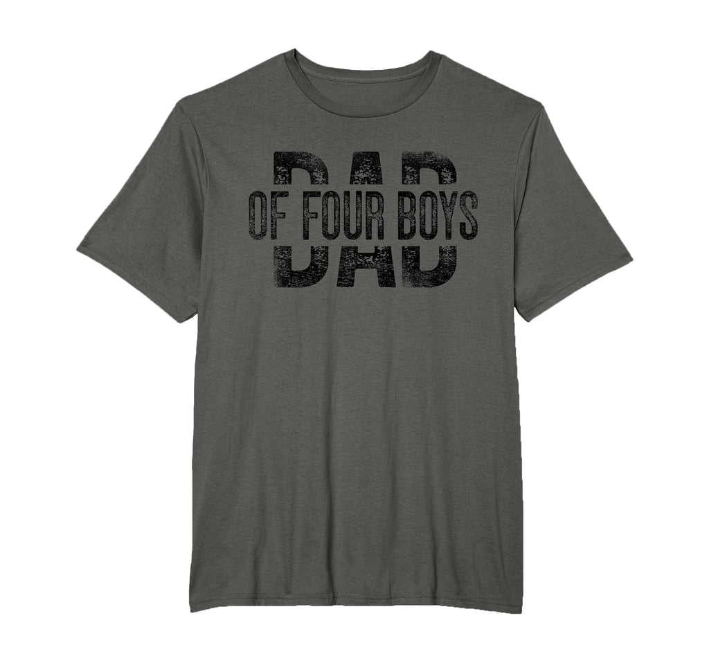Dad Four Gifts Daddy 4 Sons Fathers Day T-Shirt - Streetwear Style Unisex - T-Shirt, Sweatshirt, Hoodie
