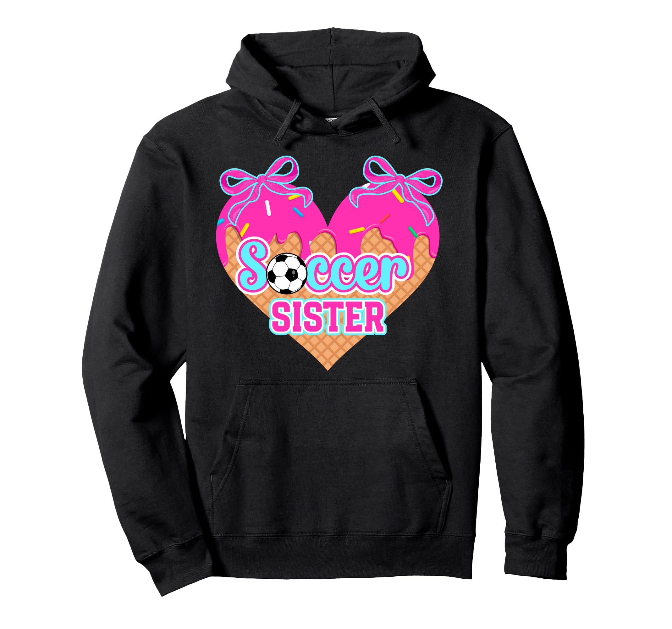 Soccer Sister Drip Soccer Players Hoodie - Minimalist Print Men Women - T-Shirt, Sweatshirt, Hoodie