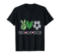 Peace Sign Love Soccer Ball Fan Soccer T-Shirt - Fun Novelty Design Unisex - T-Shirt, Sweatshirt, Hoodie