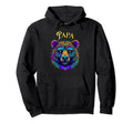 Papa Bear Fierce Dads Bear Rainbow Bear Hoodie - Unique Graphic Men Women - T-Shirt, Sweatshirt, Hoodie