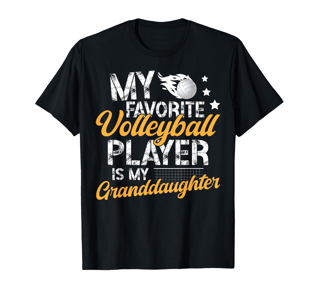 My Granddaughter Volleyball Grandpa T-Shirt - Minimalist Print for Adults - T-Shirt, Sweatshirt, Hoodie
