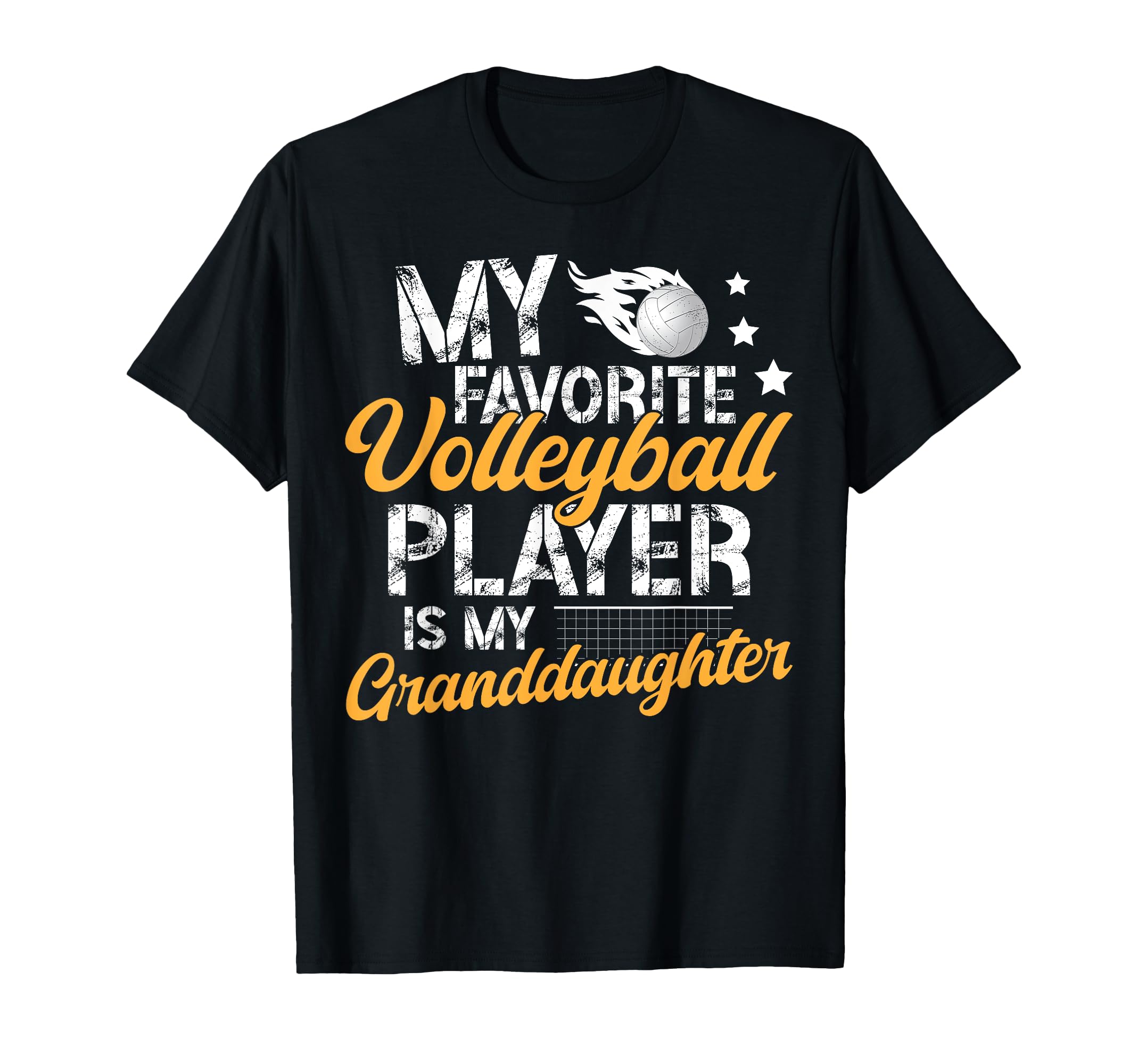 My Granddaughter Volleyball Grandpa T-Shirt - Minimalist Print for Adults - T-Shirt, Sweatshirt, Hoodie