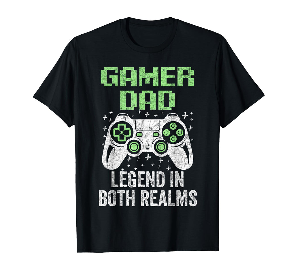 Gaming Dad Fathers Day Gamer Dad T-Shirt - Custom Art Print for Adults - T-Shirt, Sweatshirt, Hoodie