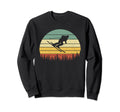 Ski Sunset Skier Skiing Dad Ski Sweatshirt - Aesthetic Graphic Unisex - T-Shirt, Sweatshirt, Hoodie