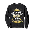 Proud Sister Graduate Senior Sweatshirt - Aesthetic Graphic for Adults - T-Shirt, Sweatshirt, Hoodie