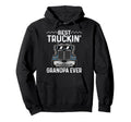 Best Truckin Grandpa Ever Funny Big Hoodie - Custom Art Print Men Women - T-Shirt, Sweatshirt, Hoodie