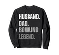 Husband Dad Bowling Legend Bowling Sweatshirt - Minimalist Print Men Women - T-Shirt, Sweatshirt, Hoodie