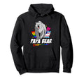 Papa Bear Lgbt Gay Bisexual Trans Pride Hoodie - Graphic Print Unisex - T-Shirt, Sweatshirt, Hoodie