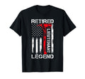 Retired Firefighter Lieutenant Dad T-Shirt - Custom Art Print Men Women - T-Shirt, Sweatshirt, Hoodie