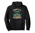 Worlds Coolest Husband Motorcycle Hoodie - Casual Everyday Wear Unisex - T-Shirt, Sweatshirt, Hoodie