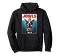 Funny Harlequin Jowls Cropped Great Dane Hoodie - Graphic Print for Adults - T-Shirt, Sweatshirt, Hoodie