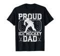 Ice Hockey Dad Father Proud Ice T-Shirt - Custom Art Print Men Women - T-Shirt, Sweatshirt, Hoodie