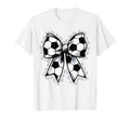 Soccer Game Day Soccer Lover Coquette Bow T-Shirt - Novelty Apparel Unisex - T-Shirt, Sweatshirt, Hoodie