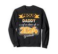 Dad Senior 2024 Proud Daddy Class Sweatshirt - Minimalist Print Unisex - T-Shirt, Sweatshirt, Hoodie