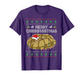 Merry Chrissssstmas Santa Hat Snake T-Shirt - Custom Art Print Men Women - T-Shirt, Sweatshirt, Hoodie