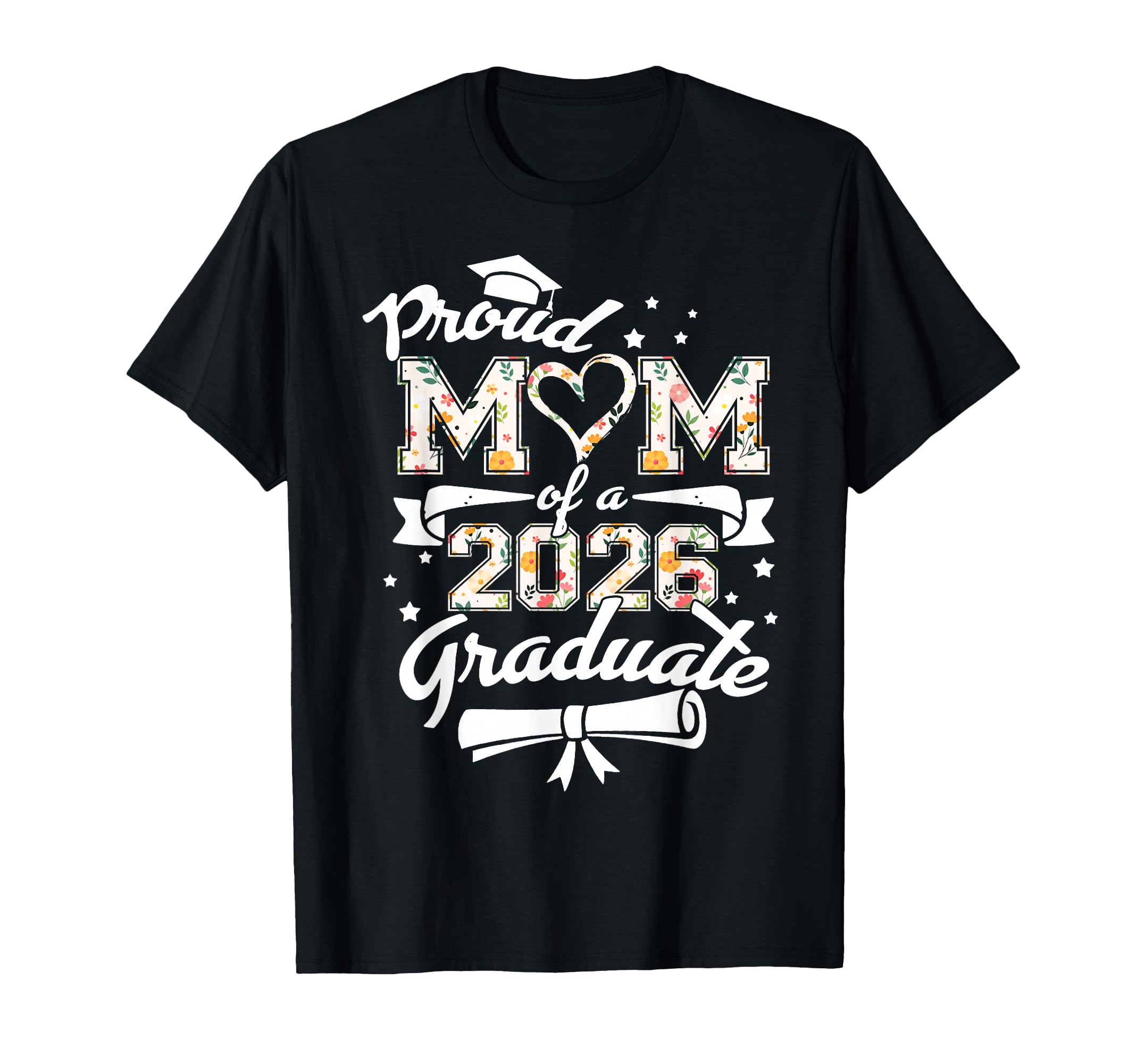 Proud Mom 2026 Graduate Senior 2026 T-Shirt - Aesthetic Graphic Unisex - T-Shirt, Sweatshirt, Hoodie