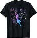 Believe in Magic Fairies Fairy Tale Positive - Adult & Kids T-Shirts, Sweatshirts & Hoodies apparel design preview 1