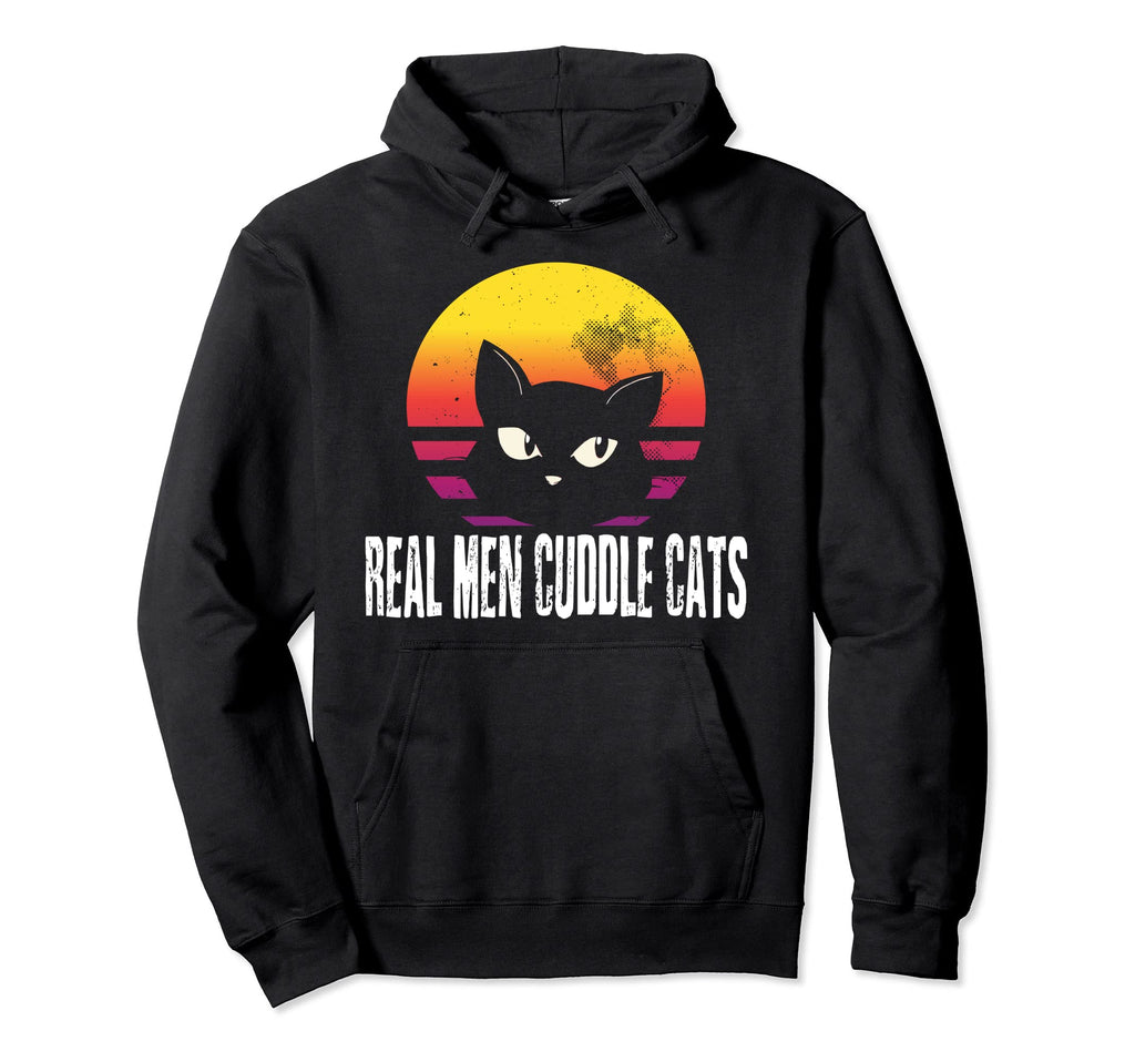 Real Cuddle Cats Mens Cat Daddy Dad Hoodie - Custom Art Print for Adults - T-Shirt, Sweatshirt, Hoodie