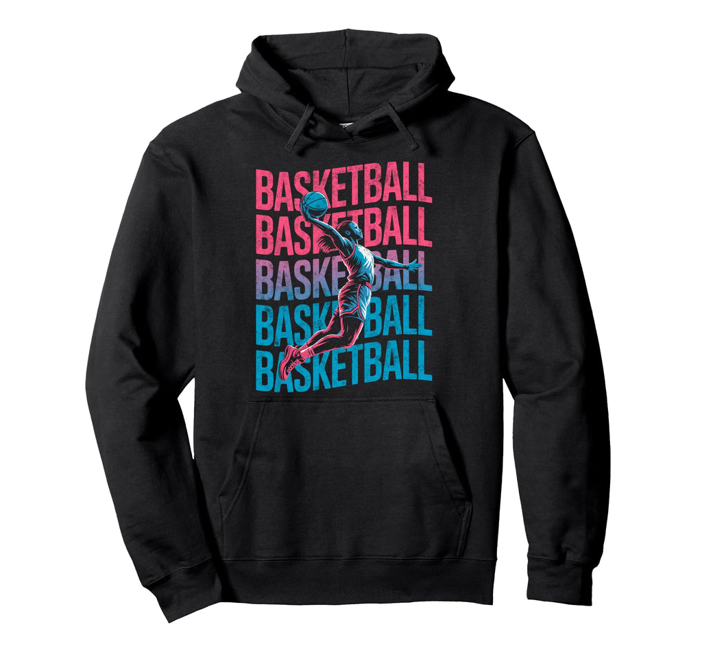 Basketball Player Slam Dunk Basketball Hoodie - Streetwear Style Men Women - T-Shirt, Sweatshirt, Hoodie