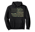 Husband Daddy Protector Hero Fathers Hoodie - Unique Graphic for Adults - T-Shirt, Sweatshirt, Hoodie