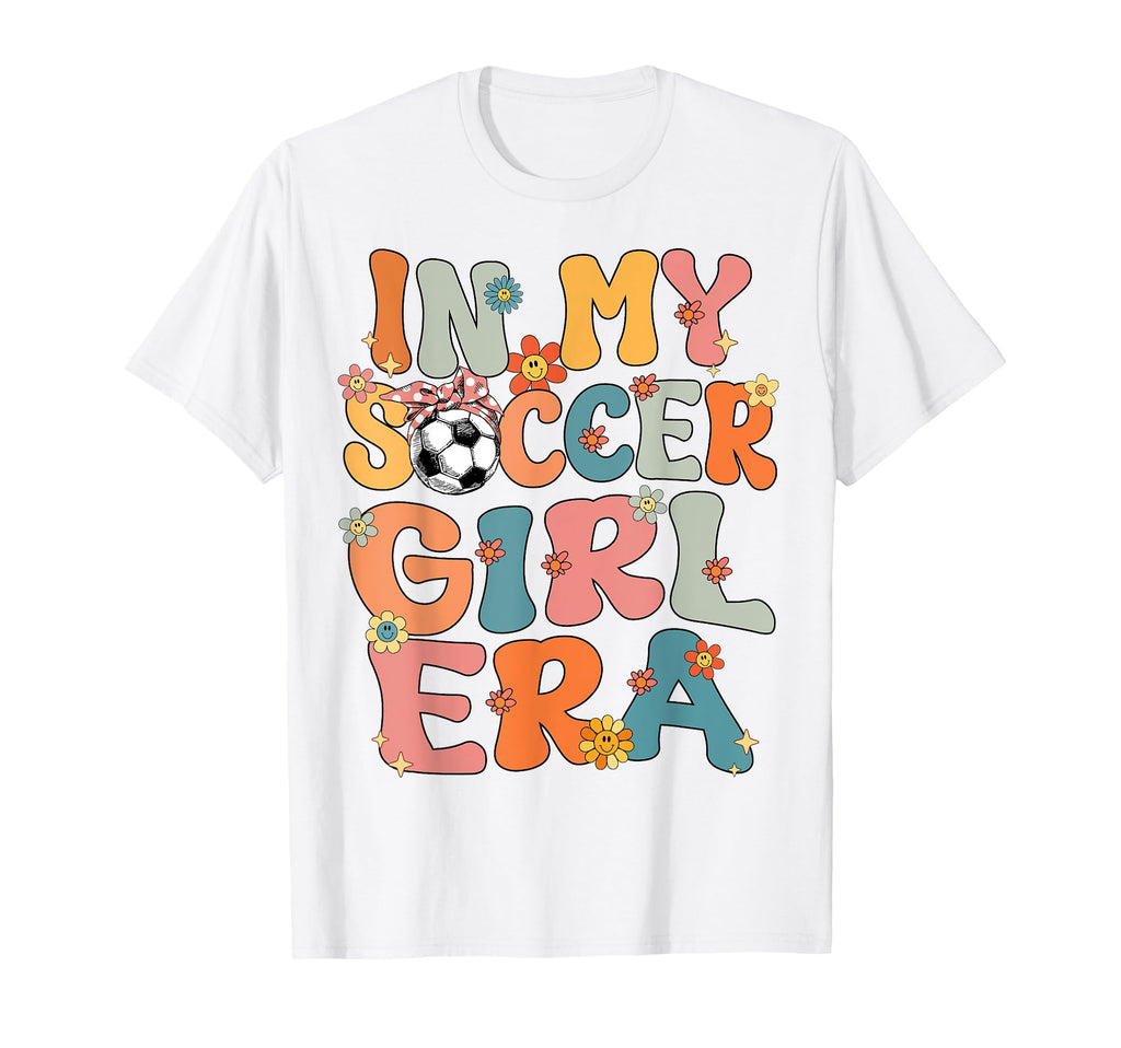 My Soccer Era Groovy Soccer Soccer T-Shirt - Minimalist Print for Adults - T-Shirt, Sweatshirt, Hoodie