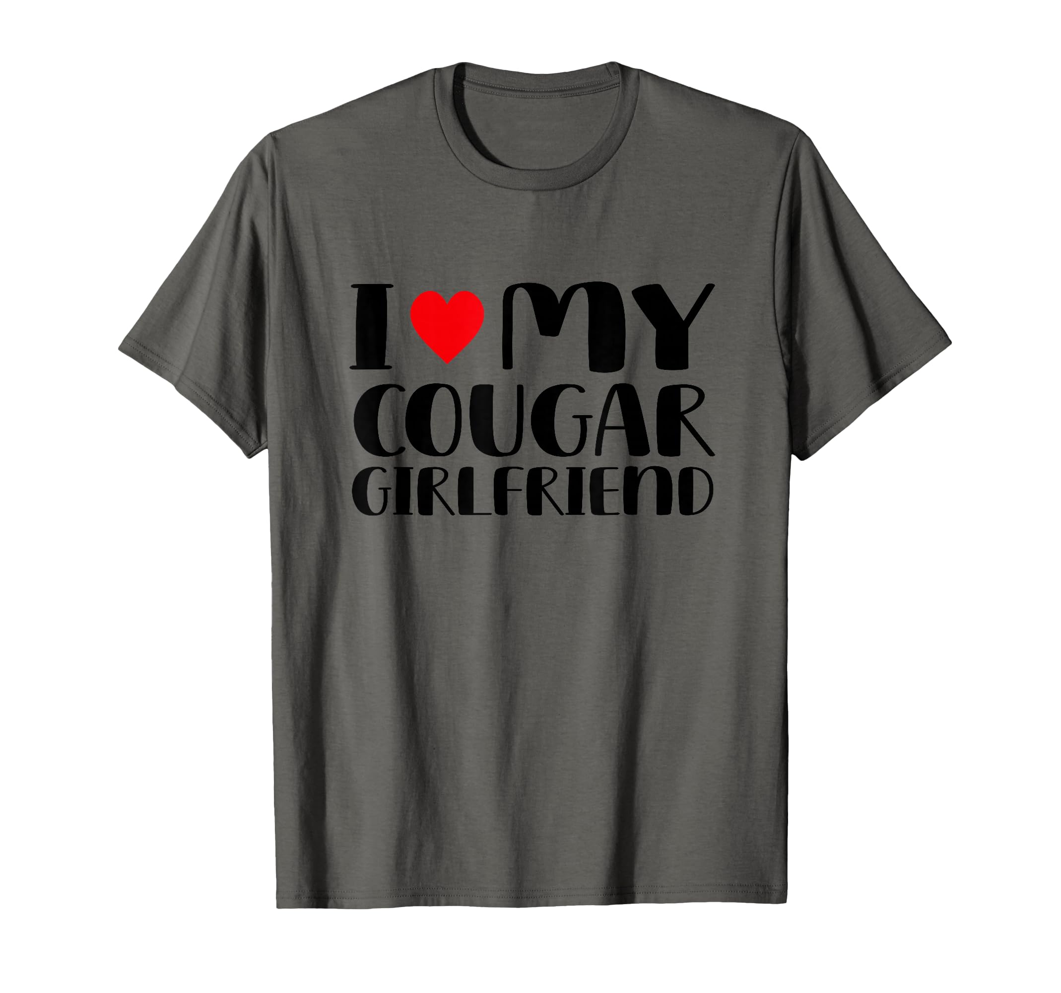 I Heart My Cougar Gf Matching I Love T-Shirt - Novelty Apparel Men Women - T-Shirt, Sweatshirt, Hoodie