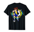 Dabbing Soccer Bosnia Herzegovina Fans T-Shirt - Graphic Print Unisex - T-Shirt, Sweatshirt, Hoodie