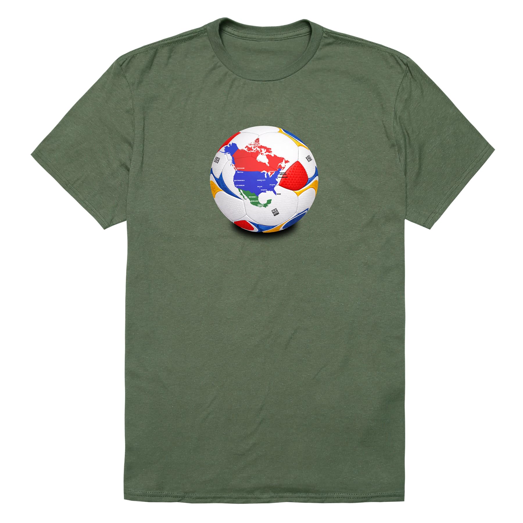Soccer 2026 Tees World Ball Hoodie - Minimalist Print Unisex - T-Shirt, Sweatshirt, Hoodie