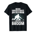 Best Curling Art Grandpa Curling Sport T-Shirt - Novelty Apparel Men Women - T-Shirt, Sweatshirt, Hoodie