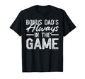 Stepdad Baseball Baseball Bonus Dads Always T-Shirt - Graphic Print Unisex - T-Shirt, Sweatshirt, Hoodie