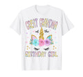 Great Grandma Birthday Unicorn Floral T-Shirt - Aesthetic Graphic Unisex - T-Shirt, Sweatshirt, Hoodie